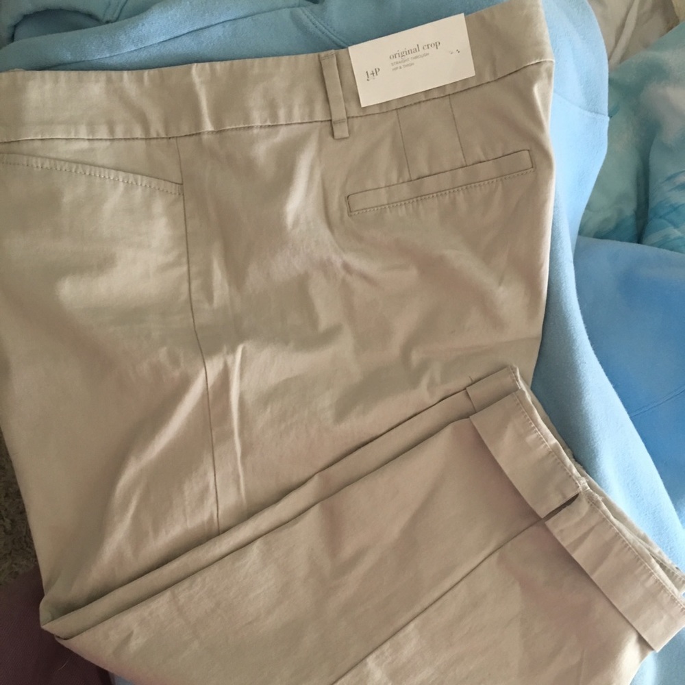 Loft khaki capris